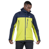 Mountain Equipment Lhotse Men's Jacket in Vine/Cosmos - Front Fit On Model