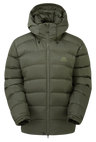 Mountain Equipment Lightline Women's Jacket in Buckthorn - front view showing Drilite Loft outer and zip-off Mountain Insulated Hood