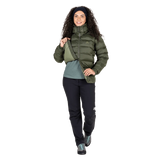Mountain Equipment Lightline Women's Jacket in Buckthorn - three quarter view on model