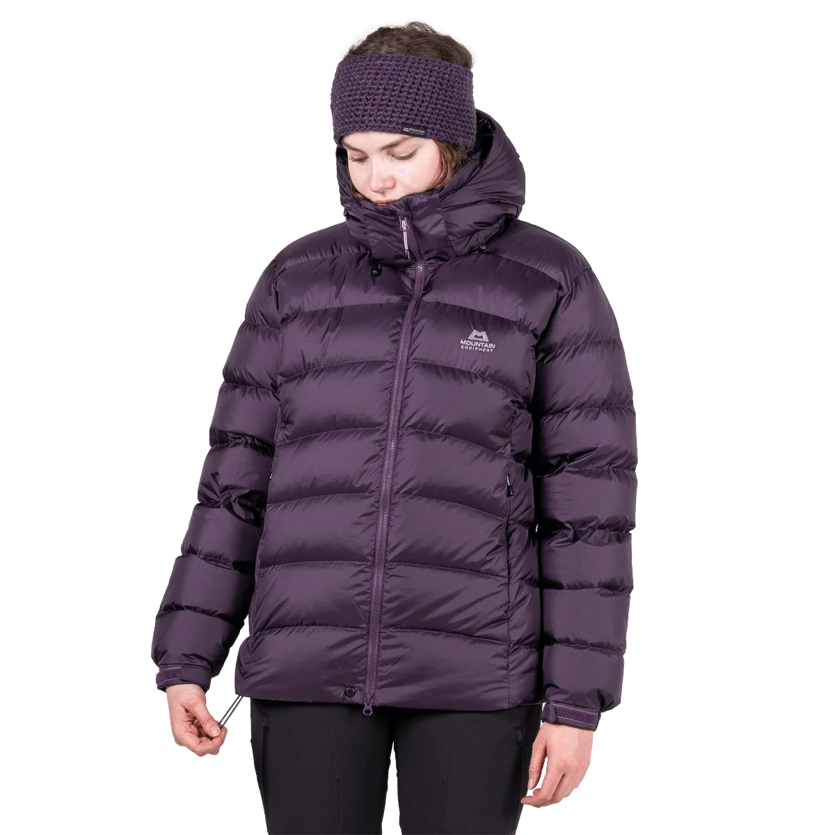 Mountain Equipment Lightline Women's Jacket in Nightshade - front view on model, standing