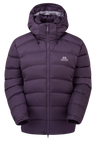 Mountain Equipment Lightline Women's Jacket in Nightshade - front view showing Drilite Loft outer and zip-off Mountain Insulated Hood