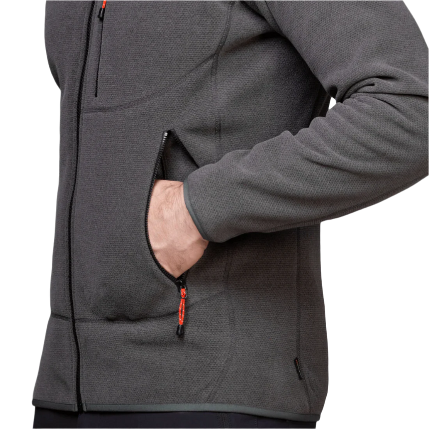 Mountain Equipment Litmus Jacket in Graphite - Hand Pocket Detail