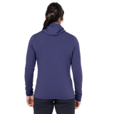 Mountain Equipment Lumiko Hooded Women's Jacket in Amethyst/Medieval - Chest Pocket