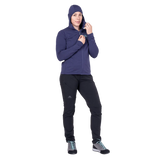 Mountain Equipment Lumiko Hooded Women's Jacket in Amethyst/Medieval - Walking Back