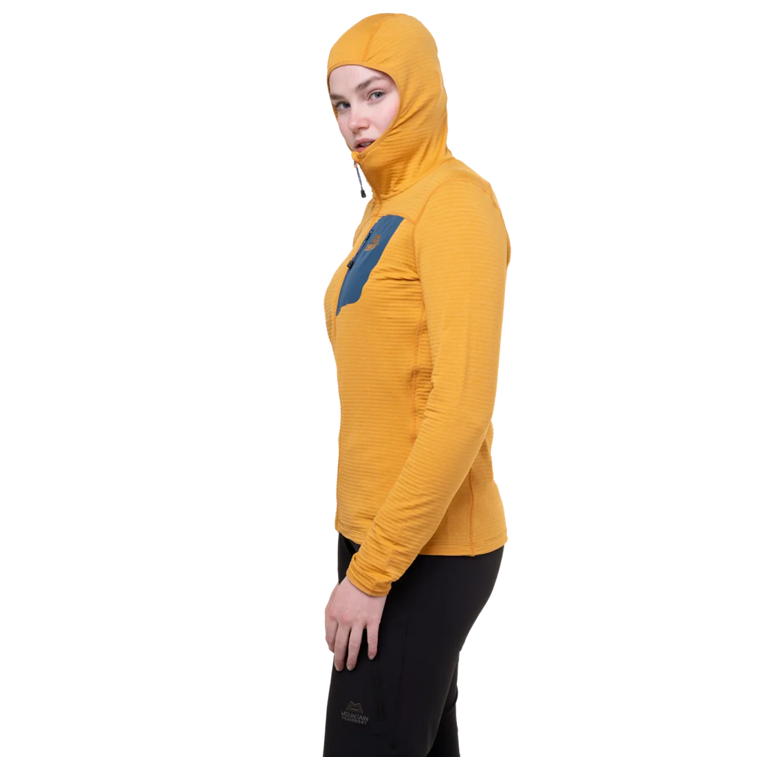 Mountain Equipment Lumiko Hooded Women's Jacket in Butterscotch/Maj - Chest Pocket