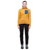 Mountain Equipment Lumiko Hooded Women's Jacket in Butterscotch/Maj - Full Length Front