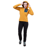 Mountain Equipment Lumiko Hooded Women's Jacket in Butterscotch/Maj - Hood Up
