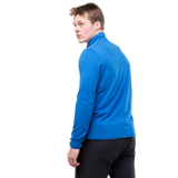 Mountain Equipment Lumiko Men's Zip T in Atlantic/Cosmos - Full Length Side
