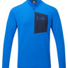 Mountain Equipment Lumiko Men's Zip T in Atlantic/Cosmos - Product Preview