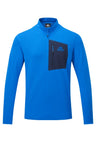 Mountain Equipment Lumiko Men's Zip T in Atlantic/Cosmos - Product Preview