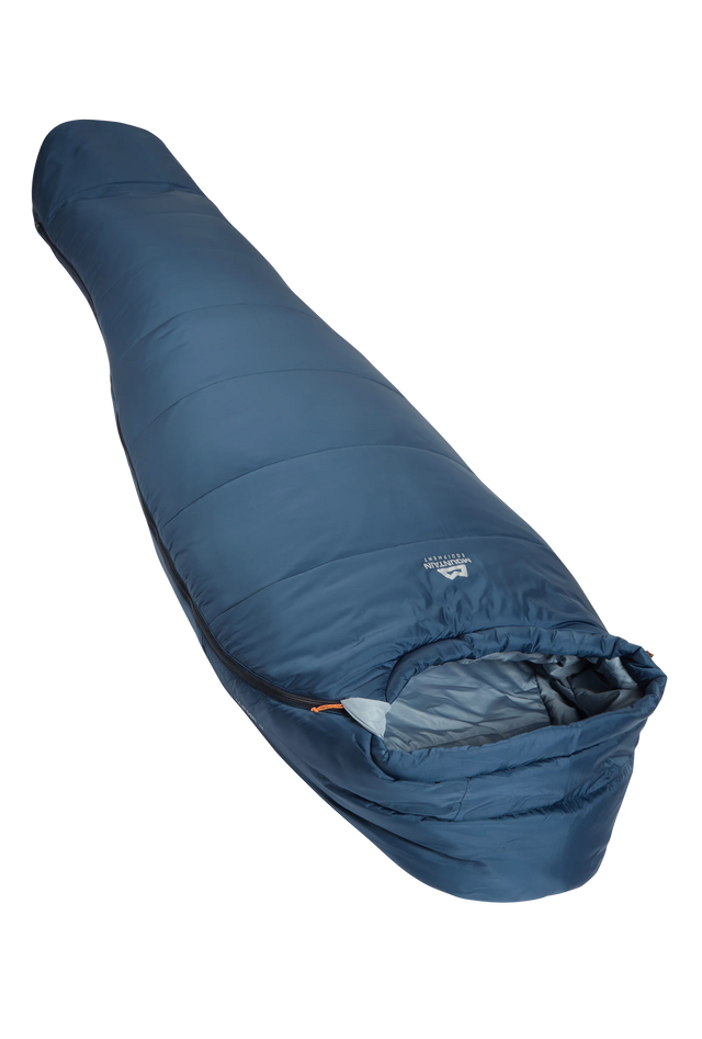 Mountain Equipment Lunar I Sleeping Bag in Denim Blue - Full Length