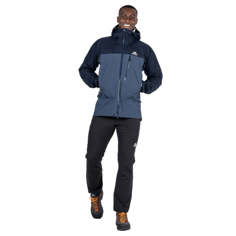 Mountain Equipment Makalu GORE-TEX Men's Jacket in Dusk/Cosmos - worn
