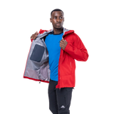 Mountain Equipment Makalu GORE-TEX Men's Jacket in Imperial Red/Crimson - interior detail