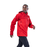 Mountain Equipment Makalu GORE-TEX Men's Jacket in Imperial Red/Crimson - worn