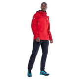 Mountain Equipment Makalu GORE-TEX Men's Jacket in Imperial Red/Crimson - worn