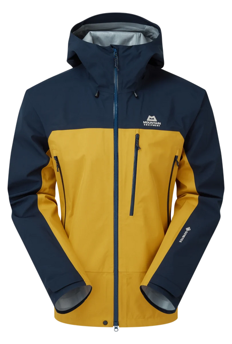 Mountain Equipment Makalu GORE-TEX Men's Jacket in Mustard/Cosmos - front