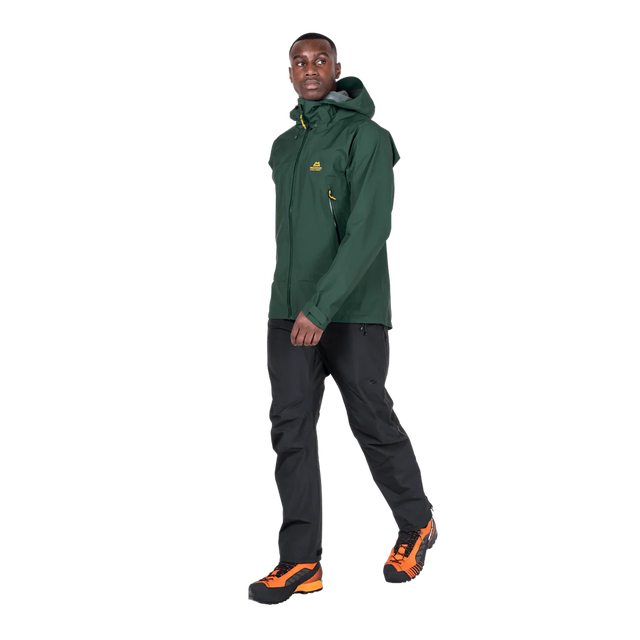 Mountain Equipment Makalu GORE-TEX Men's Pant in Black - Front View on Model