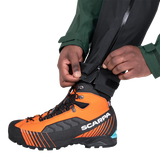 Mountain Equipment Makalu GORE-TEX Men's Pant in Black - Hem Zip Detail