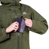 Mountain Equipment Makalu GORE-TEX Women's Jacket in Buckthorn - chest pocket detail