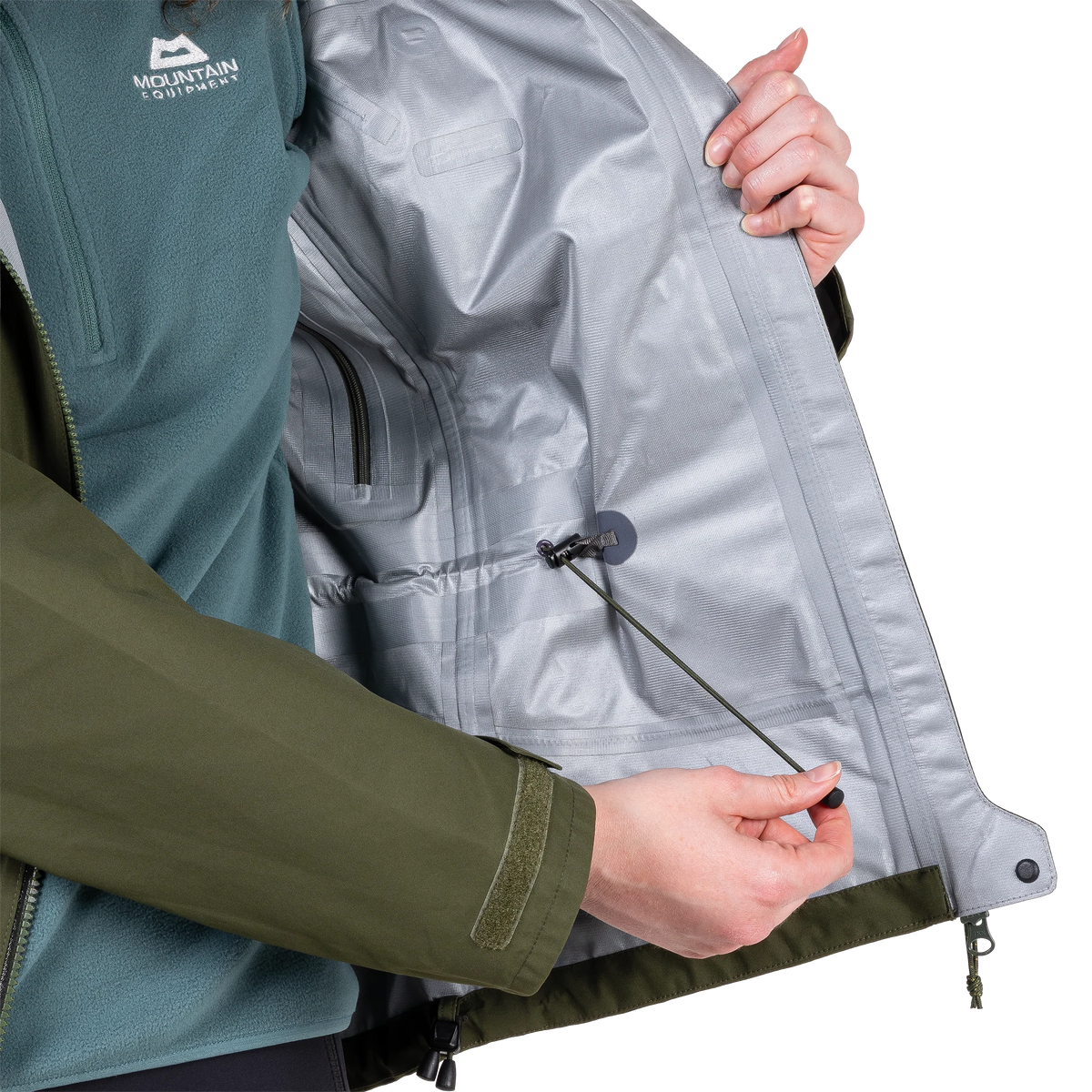 Mountain Equipment Makalu GORE-TEX Women's Jacket in Buckthorn - cuff detail