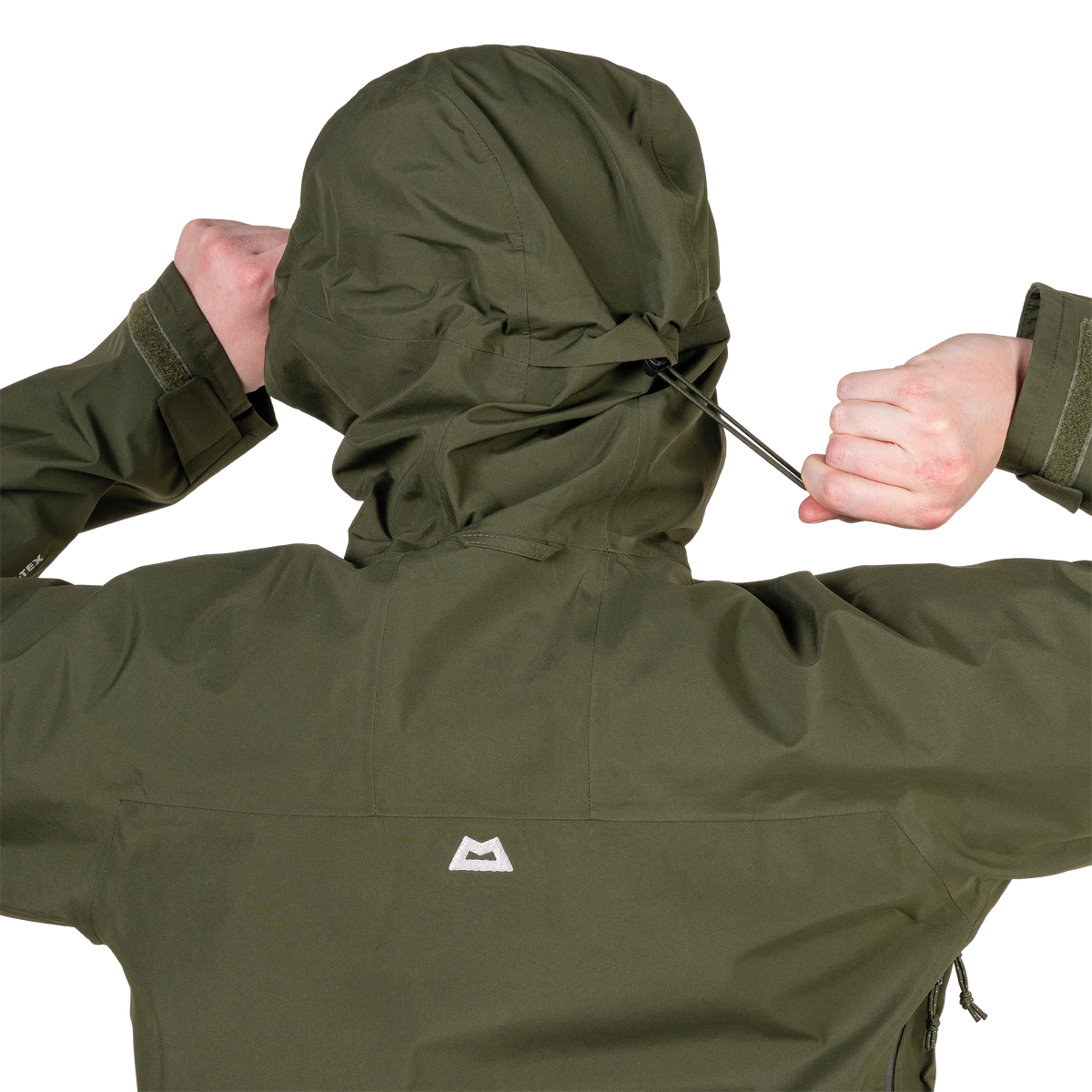 Mountain Equipment Makalu GORE-TEX Women's Jacket in Buckthorn - hood adjustment detail