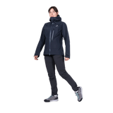 Mountain Equipment Makalu GORE-TEX Women's Jacket in Cosmos - worn, with pack
