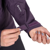 Mountain Equipment Makalu GORE-TEX Women's Jacket in Nightshade - worn