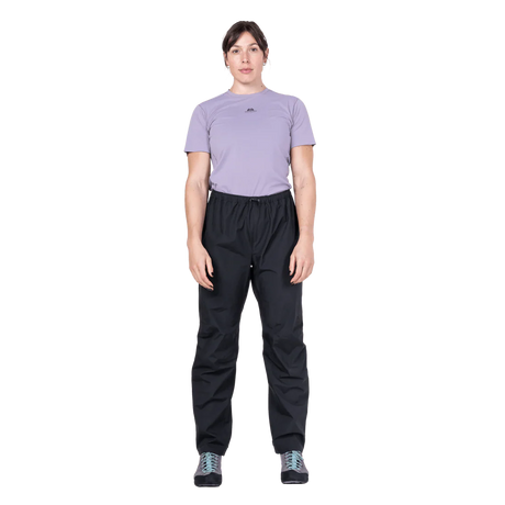 Mountain Equipment Makalu GORE-TEX Women's Pant in Black - Front View on Model