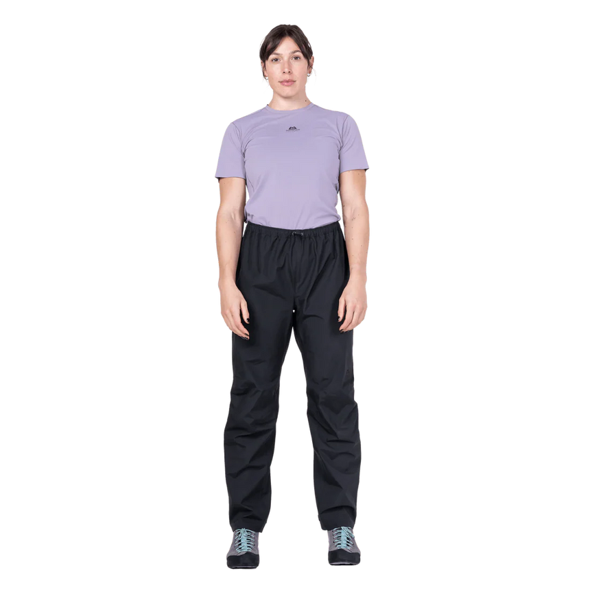 Mountain Equipment Makalu GORE-TEX Women's Pant in Black - Front View on Model