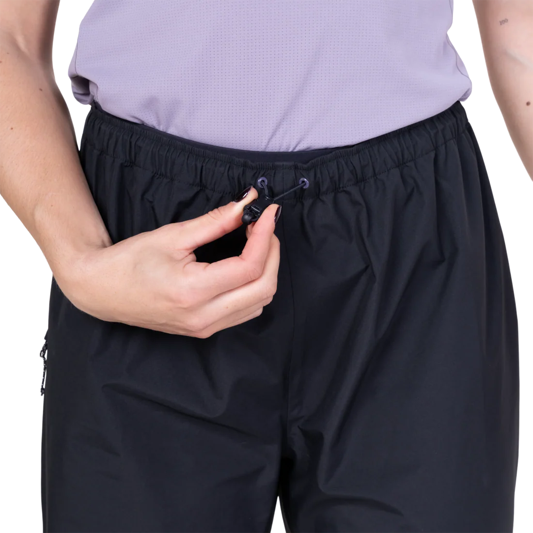 Mountain Equipment Makalu GORE-TEX Women's Pant in Black - Waist Detail