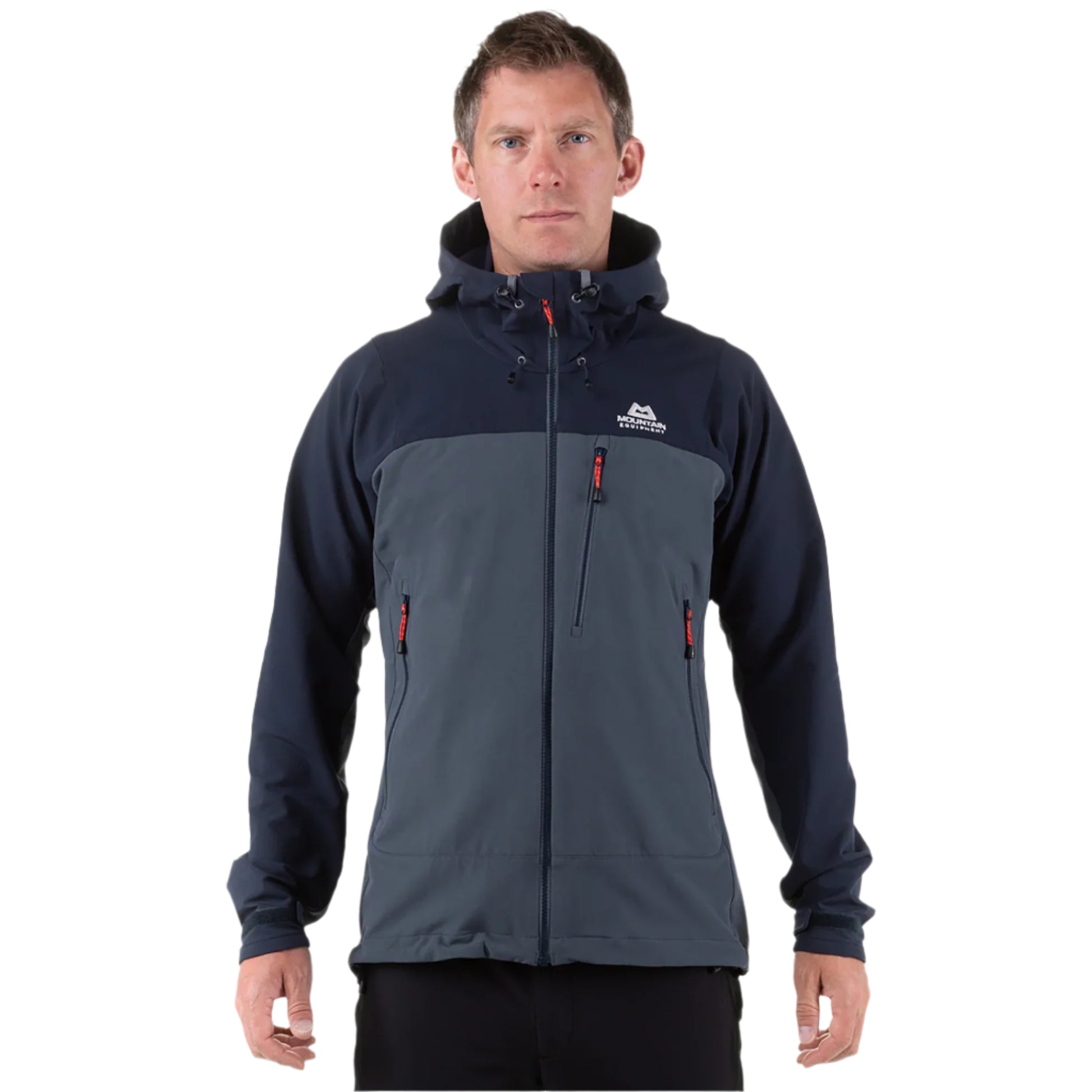Mountain Equipment Mission Softshell Jacket in Ombre Blue/Cosmos - Front