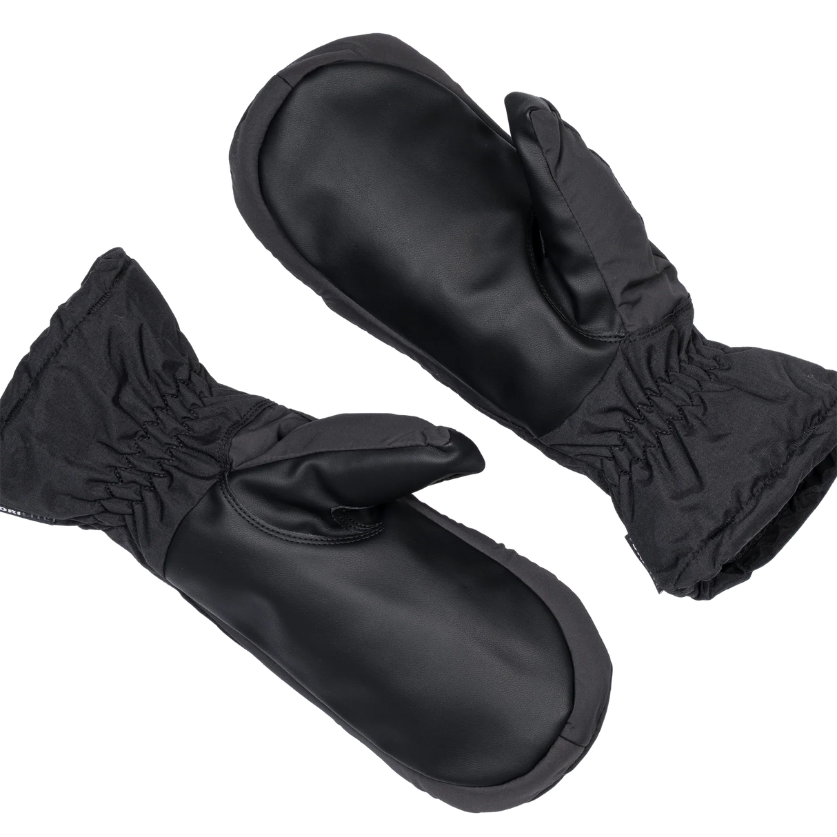 Mountain Equipment Mountain Mitts in Black - On Model with Ice Axe