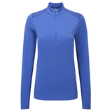 Mountain Equipment Nava LS Women's Zip T in Vivid/Clematis - Clearance - Product Preview