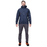 Mountain Equipment Odyssey Men's Jacket in Cosmos - On Model Front Full