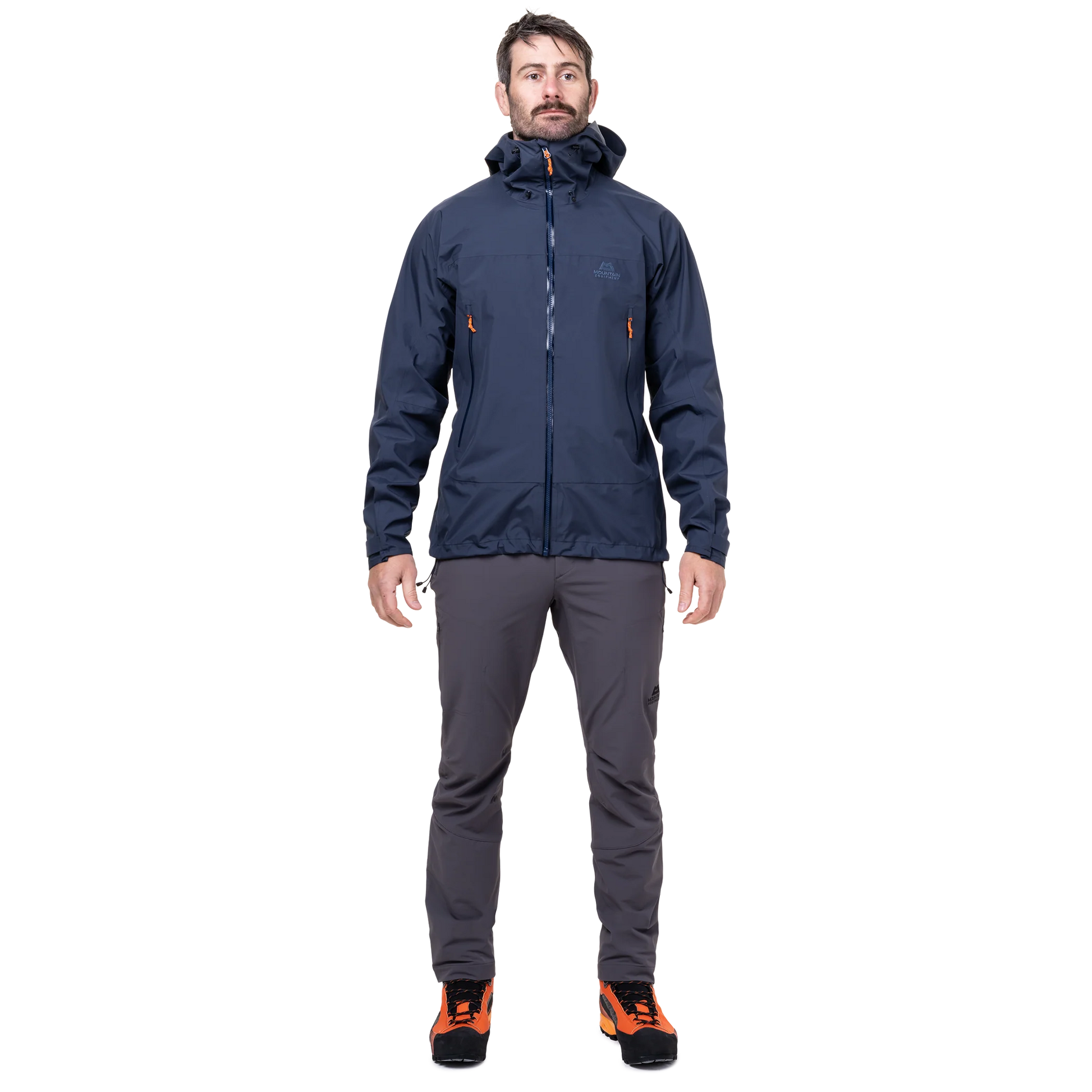 Mountain Equipment Odyssey Men's Jacket in Cosmos - On Model Front Full