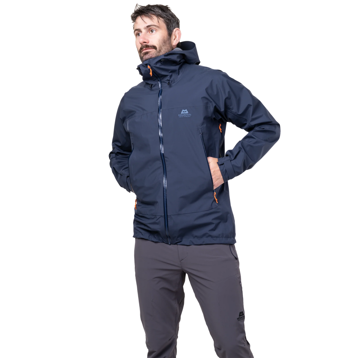 Mountain Equipment Odyssey Men's Jacket in Cosmos - On Model Front