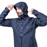Mountain Equipment Odyssey Men's Jacket in Cosmos - On Model Hood