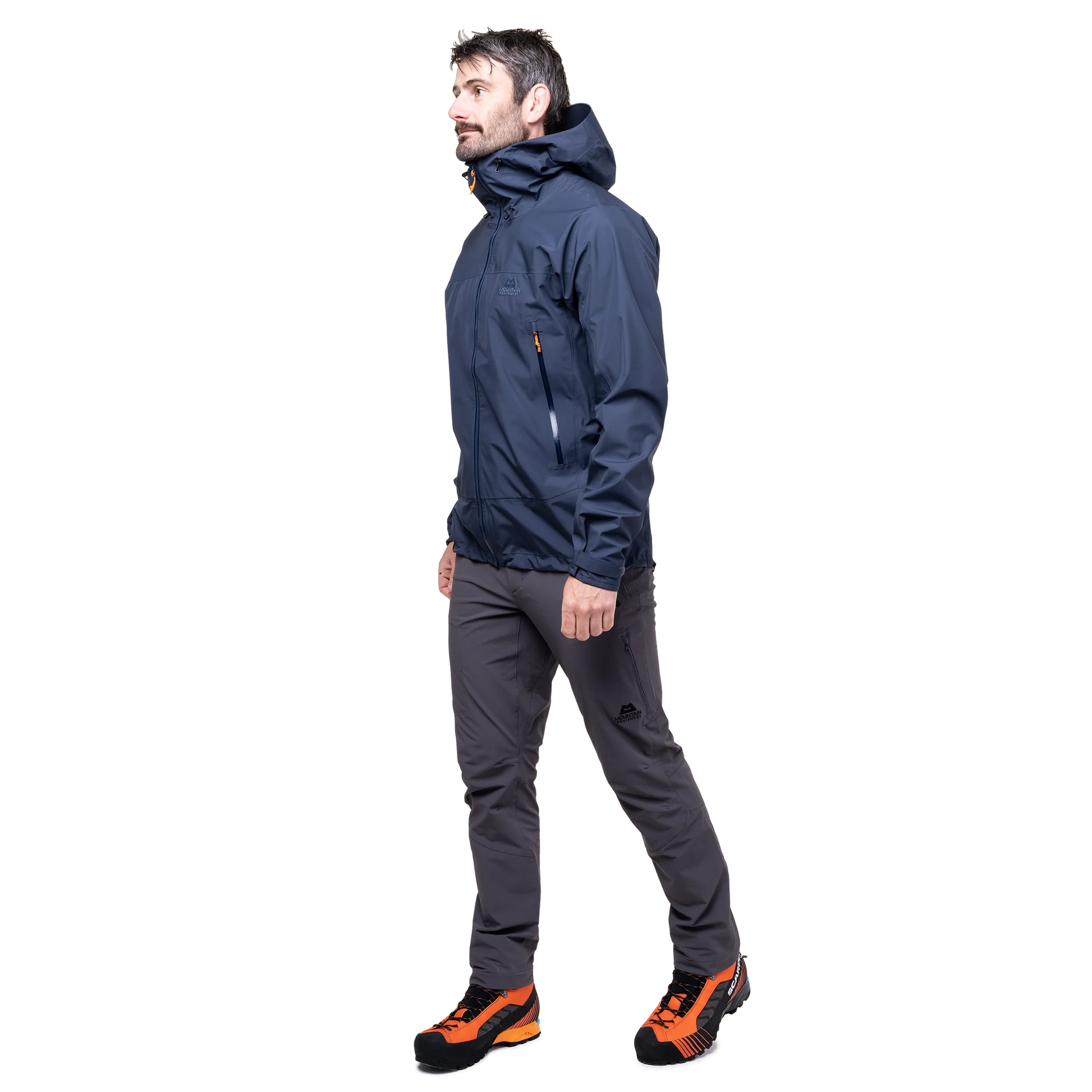 Mountain Equipment Odyssey Men's Jacket in Cosmos - On Model Walk