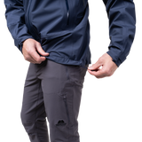 Mountain Equipment Odyssey Men's Jacket in Cosmos - Zip Detail