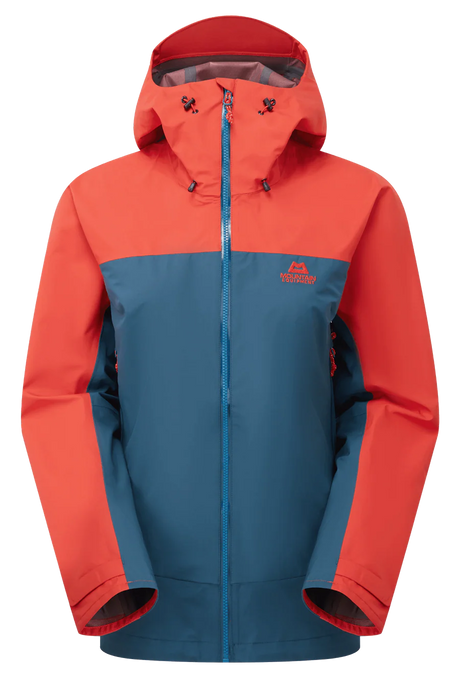 Mountain Equipment Odyssey Women's Jacket in Majolica/Chili - Front