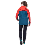 Mountain Equipment Odyssey Women's Jacket in Majolica/Chili - On Model Back