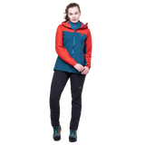 Mountain Equipment Odyssey Women's Jacket in Majolica/Chili - On Model Front Full