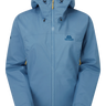 Mountain Equipment Odyssey Women's Jacket in Stellar Blue - On Model Front Full