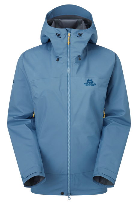 Mountain Equipment Odyssey Women's Jacket in Stellar Blue - On Model Front Full