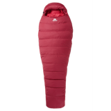 Mountain Equipment Olympus 650 Women's Sleeping Bag in Rhubarb - Back Product Shot