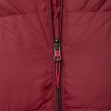 Mountain Equipment Olympus 650 Women's Sleeping Bag in Rhubarb - Zip Pull Detail