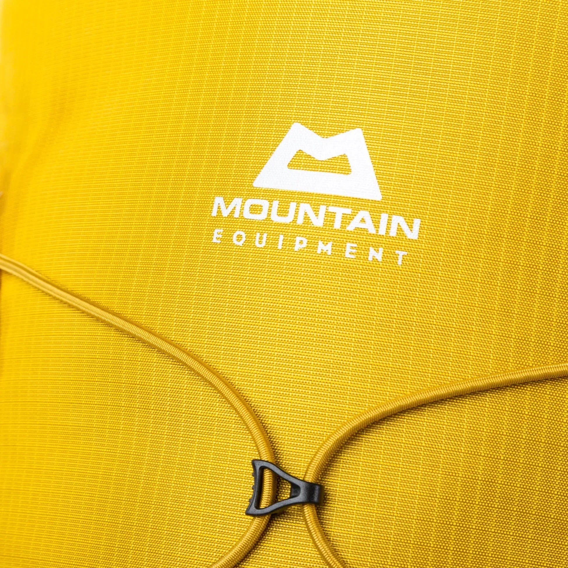 Mountain Equipment Orcus 22+ Backpack in Sulphur - Logo Detail