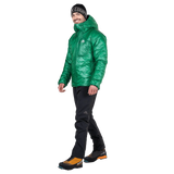 Mountain Equipment Oreus Hooded Men's Jacket in Alpine Green - Three Quarter On Model