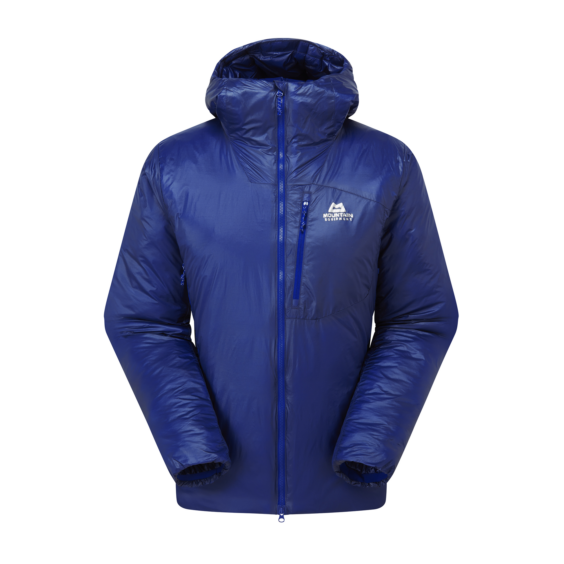 Mountain Equipment Oreus Hooded Women's Jacket in Admiral Blue - Front