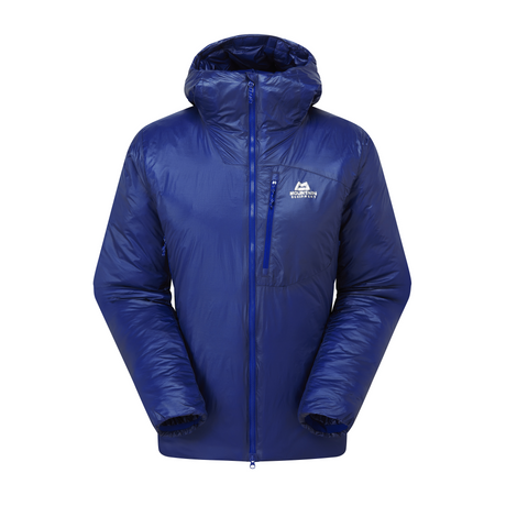 Mountain Equipment Oreus Hooded Women's Jacket in Admiral Blue - Front